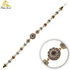 Gümüş Otantik Taşlı Biezik /Bileklik